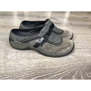 MERRELL ENCORE SIDESTEP MOCS ~ Women's Size 9.5 Clogs Shadow Gray J66624